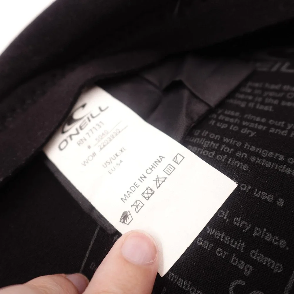 O'Neill Reactor II 3/2mm Back Zip Full Wetsuit Neoprene XL